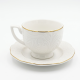Coffee Cup and Saucer Set - 12 Pcs
